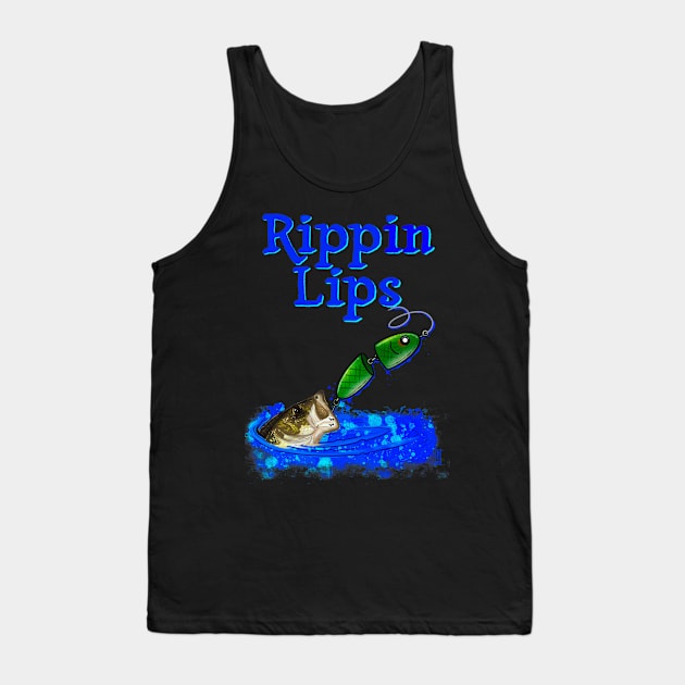 Rippin lips Tank Top by Chillateez 